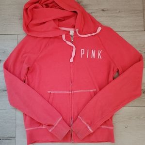 PINK zip up hoodie ‼️FREE IN BUNDLE‼️